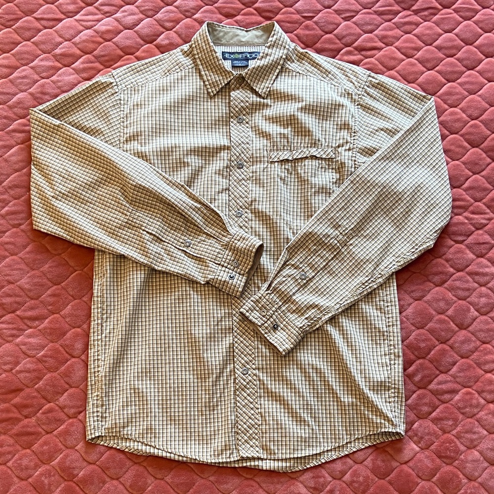 ExOfficio Outdoor Button Down. Men's Medium.